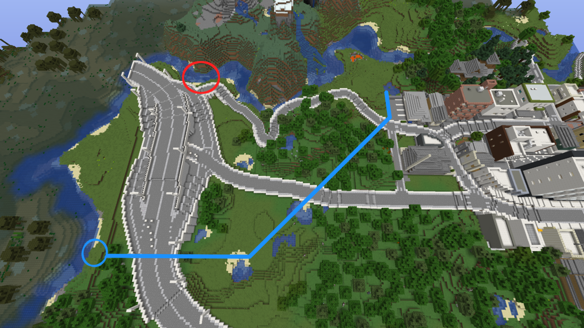 水門を作る Minecraft街発展にっき