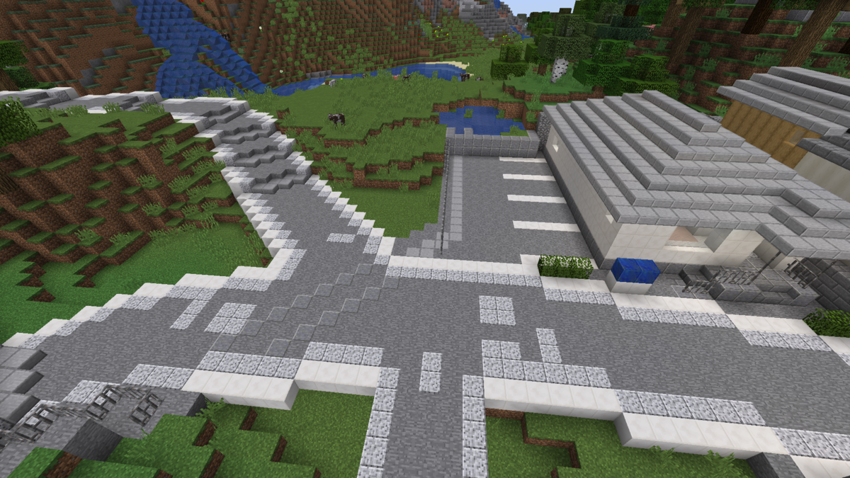 水門を作る Minecraft街発展にっき