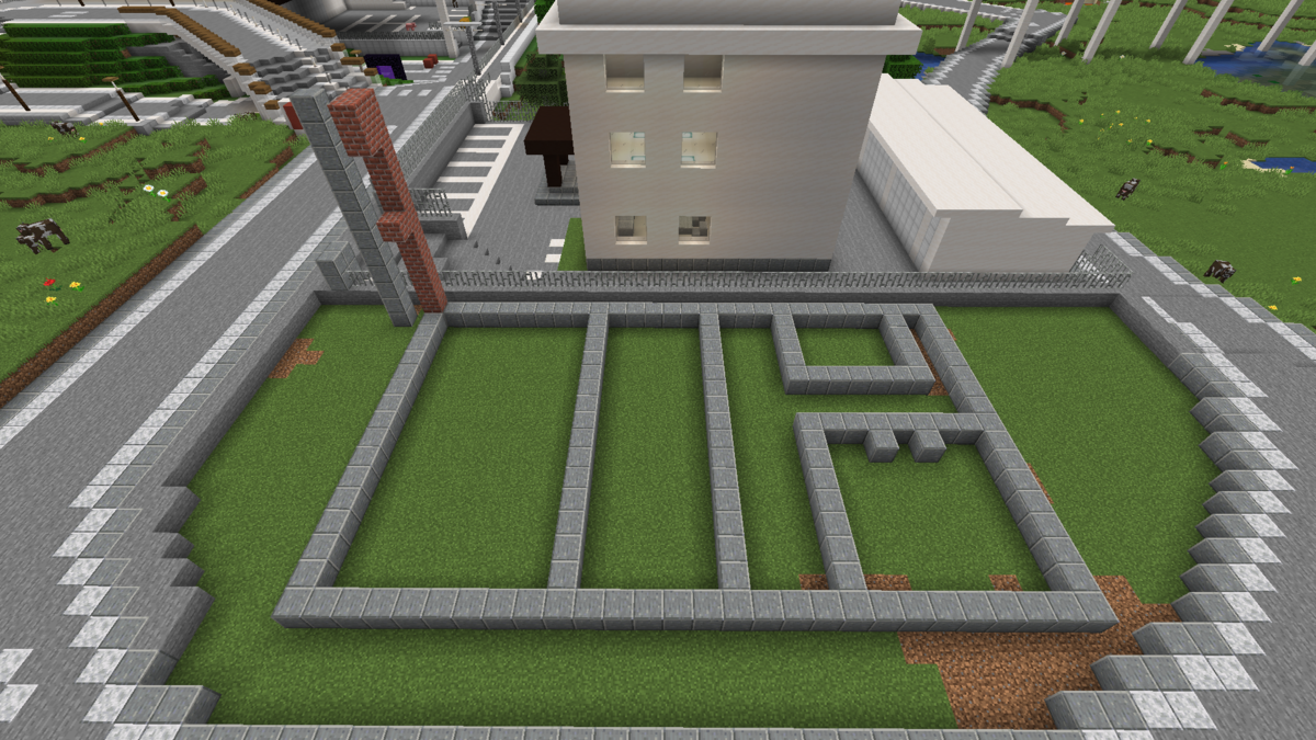 望楼のある消防署を作る Minecraft街発展にっき