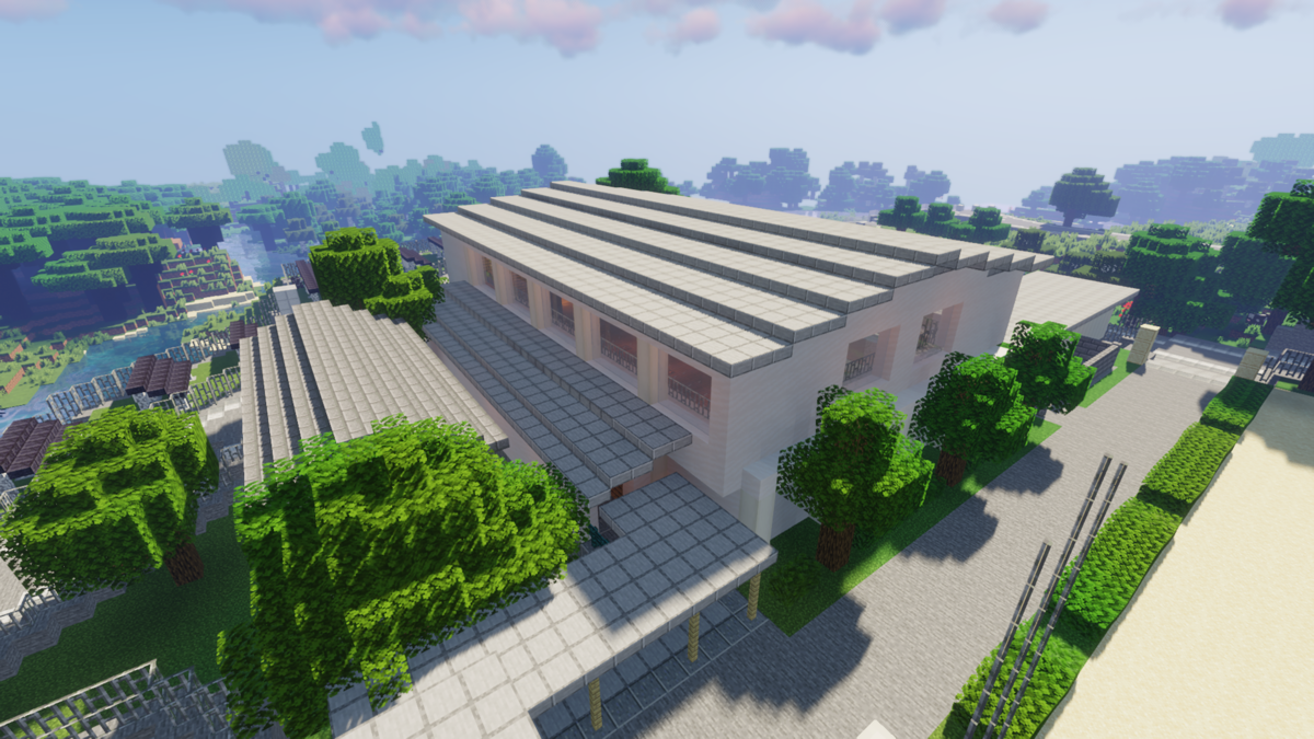 体育館を作る Minecraft街発展にっき 体育館を作る Minecraft街発展にっき
