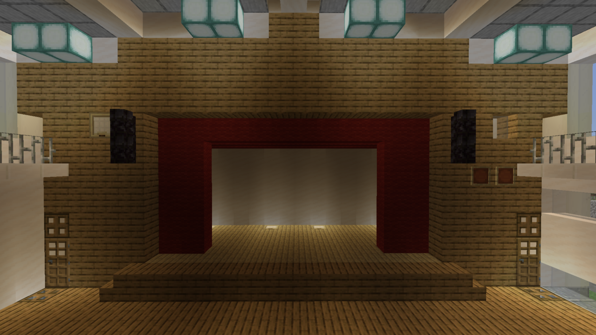 体育館を作る Minecraft街発展にっき
