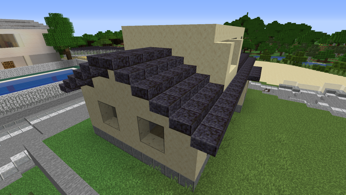 和モダン住宅を作る Minecraft街発展にっき