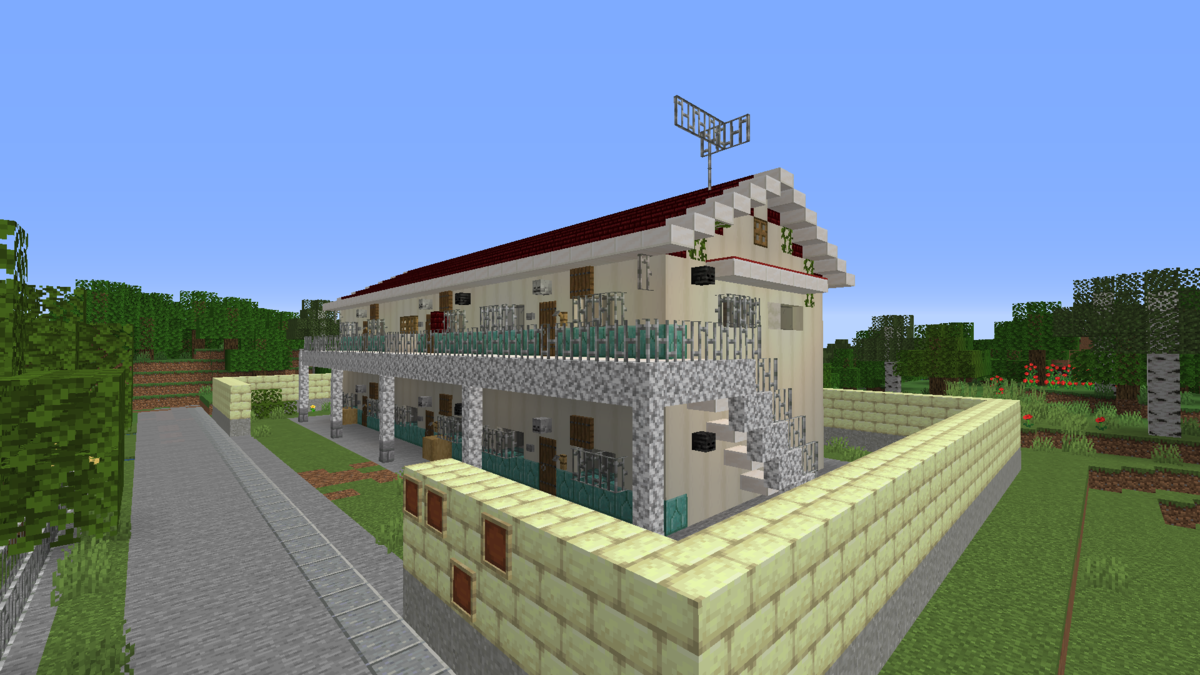 Minecraft ばんだ荘を作ってみた まちカドまぞく Minecraft街発展にっき Minecraft ばんだ荘を作ってみた まちカドまぞく Minecraft街発展にっき
