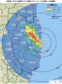 半径30km圏の土壌汚染図