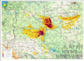 チェルノブイリ汚染地図