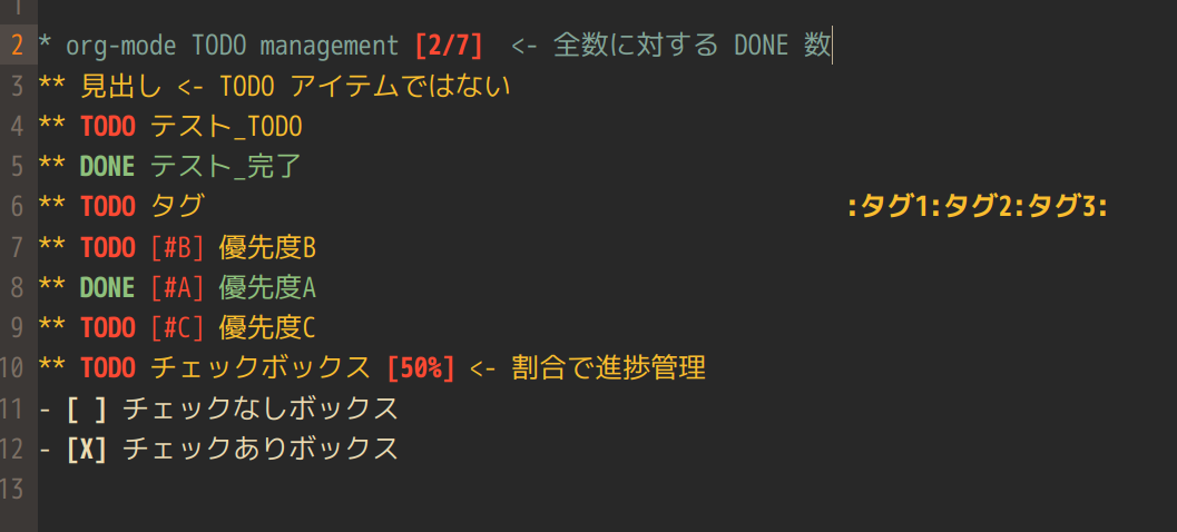 org-modeのTODO管理メモ - 雑記帳