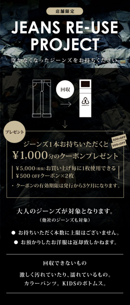 ライト オン 服 回収