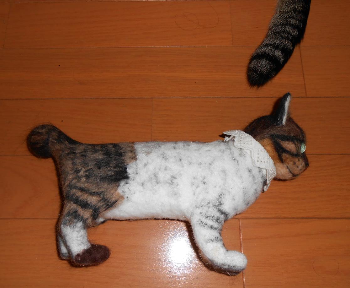 続 羊毛フェルトでうちの猫ちゃん その シロネコにゃーさ のkawaiiなび 続 羊毛フェルトでうちの猫ちゃん その シロネコにゃーさ のkawaiiなび