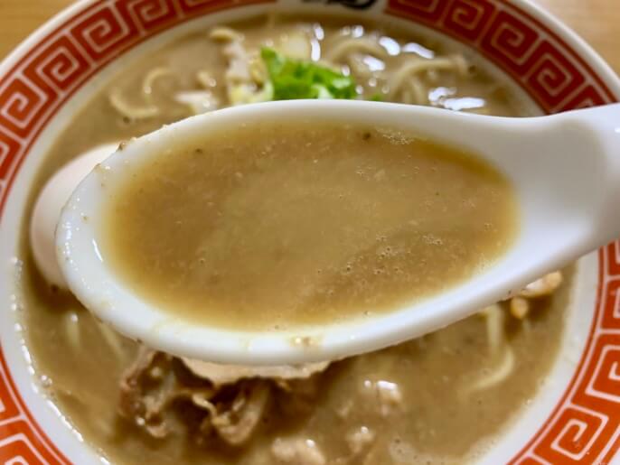 ラーメン人生JET 鶏煮込みそば スープ