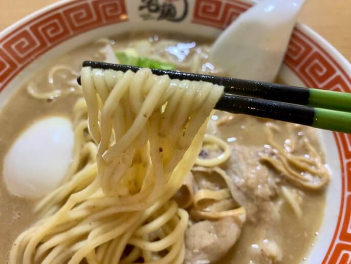 ラーメン人生JET 鶏煮込みそば 麺