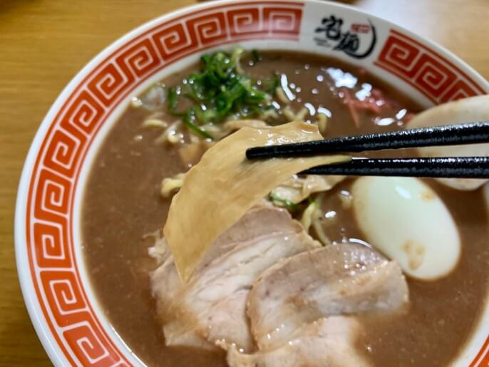 無鉄砲 とんこつラーメン メンマ