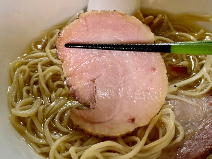 麺屋さすけ 地鶏白醤油そば チャーシュー