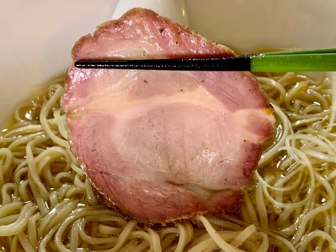 麺屋さすけ 地鶏白醤油そば チャーシュー