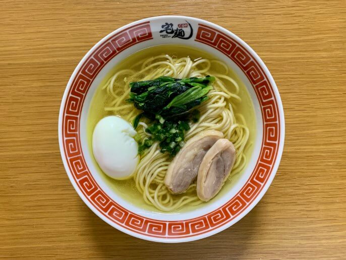 麺や福はら 芳醇鶏そば（塩） 完成品