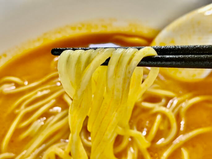 めんりすと 完熟トマトのスープヌードル 麺