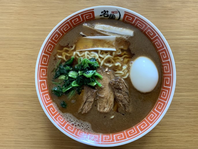 烈志笑魚油 麺香房 三く 煮干しかけラーメン 完成品