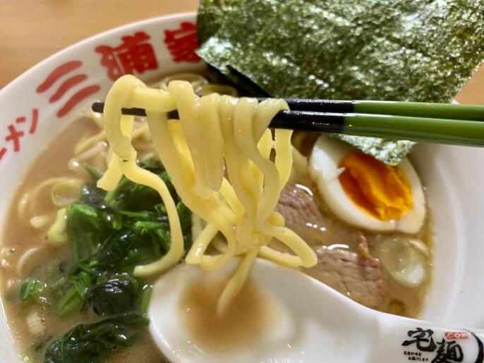 あくた川 家系ラーメンあくた川の箱舟 麺