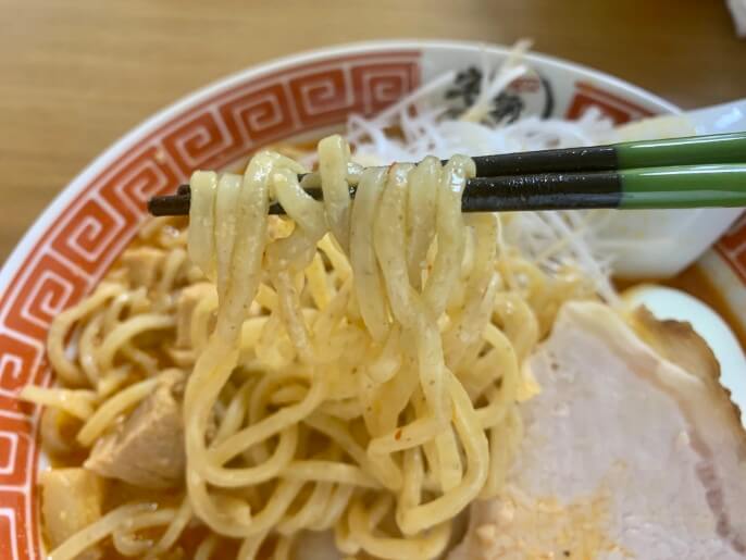 多賀野 ごまの辛いそば 麺