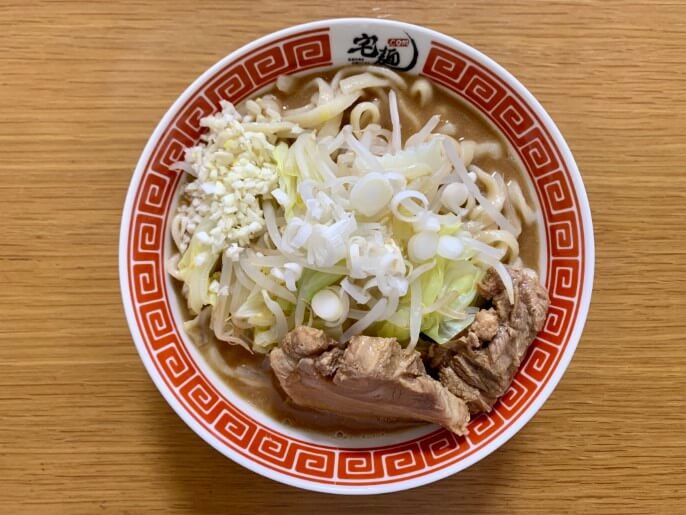 ちばから 宅麺 らーめん 完成品