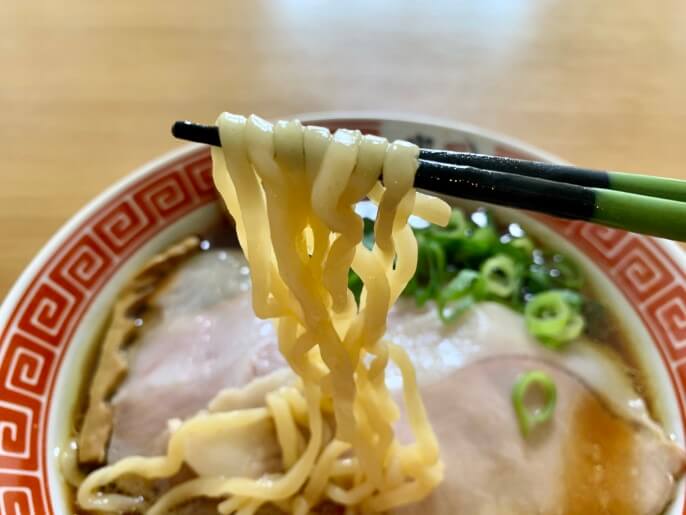 篠はら 宅麺 醤油そば(宅麺ver) 麺