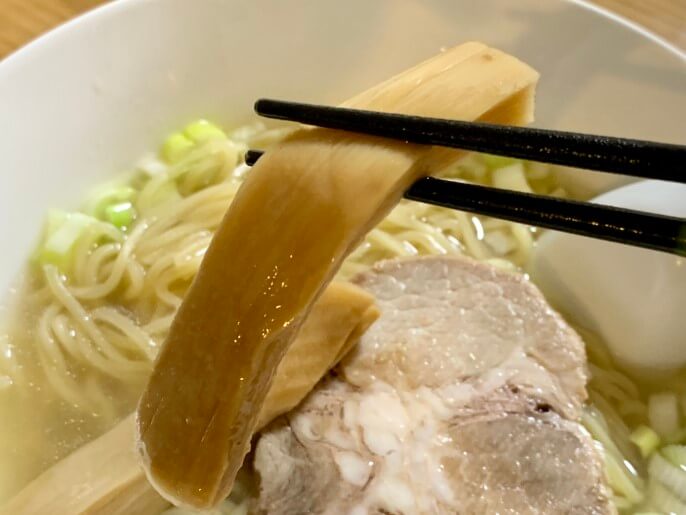 麺工房あじさい 通販 箱館塩生拉麺 極鶏 メンマ