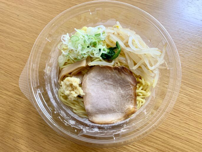 セブンイレブン 冷たい生姜醤油ラーメン 完成品