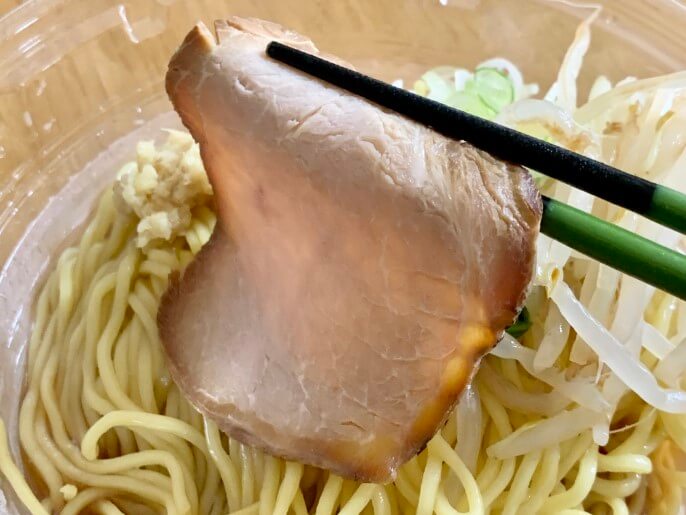 セブンイレブン 冷たい生姜醤油ラーメン チャーシュー