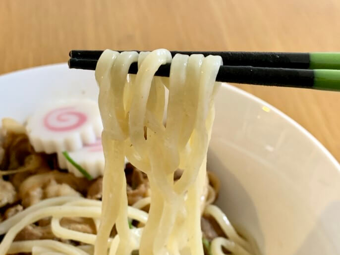 元祖肉玉そば越智 通販 肉玉つけ麺 麺