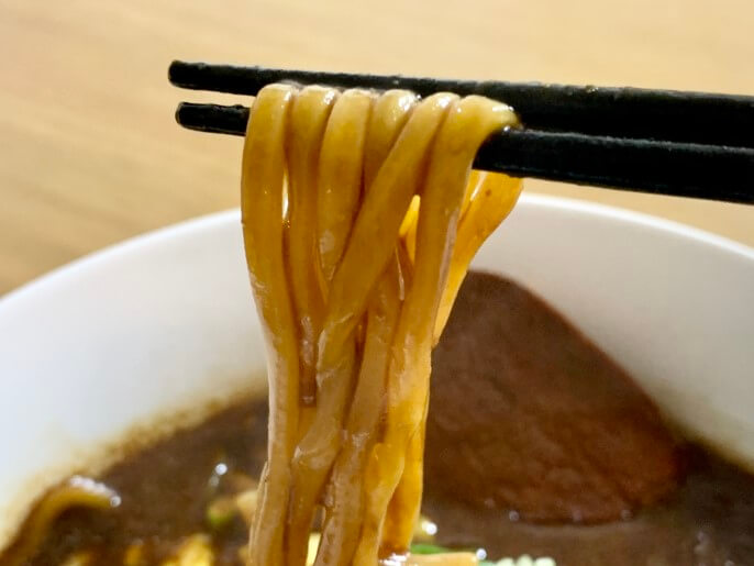 三平らーめん 通販 ラーメンじゃーにー 黒味噌らーめん 麺