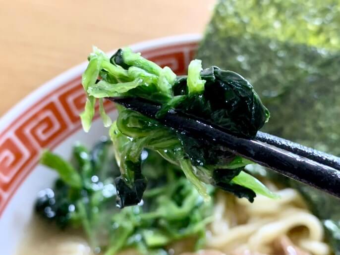 らーめん一二三家 通販 宅麺 とんこつ醤油ラーメン ほうれん草