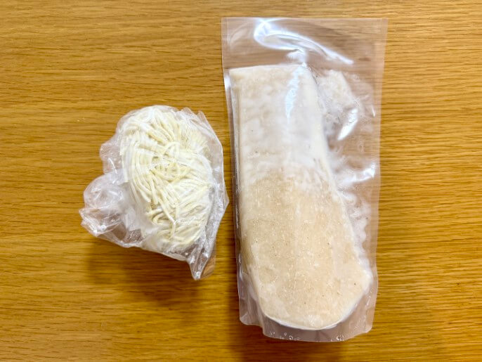 めんりすと 通販 お取り寄せ 魚介とんこつNoodle 塩 中身