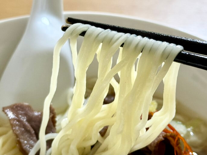 仙臺くろく 通販 お取り寄せ 牛タン塩中華そば 麺