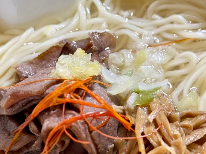 仙臺くろく 通販 お取り寄せ 牛タン塩中華そば 味変