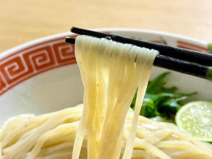 らぁ麺や嶋 雲呑つけ麺 麺