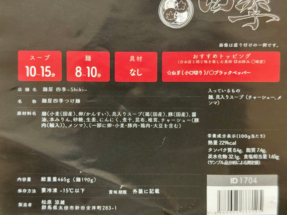 原材料の写真