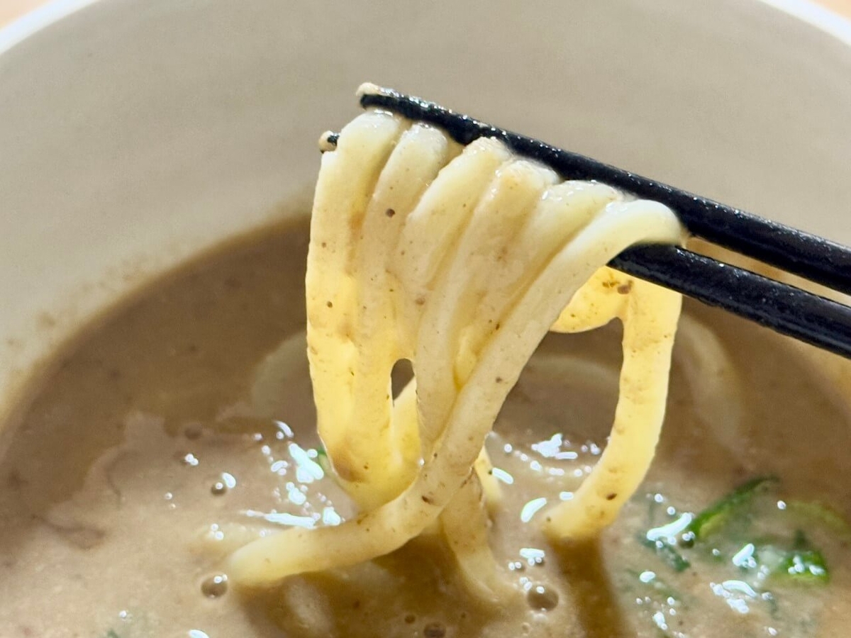 麺とスープの写真