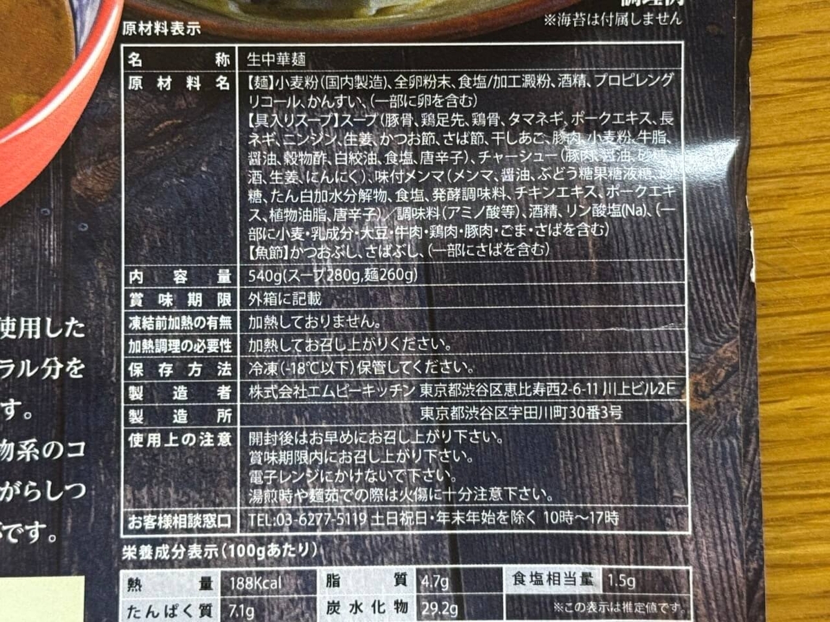 原材料の写真