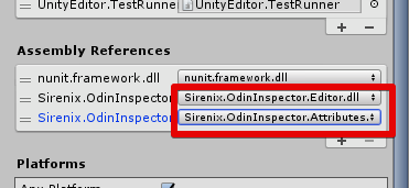 f:id:nyama41:20191014174901p:plain Unity2019.2.9f1に更新後のエラーを修正したAssembly Definitionの設定