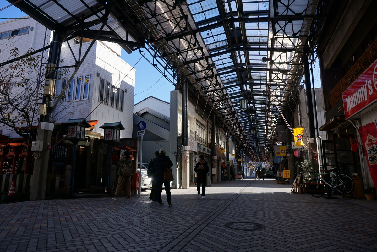 円頓寺商店街アーケード(2019年11月)