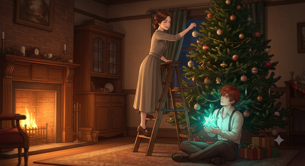 Kein and Lifath,Christmas tree.