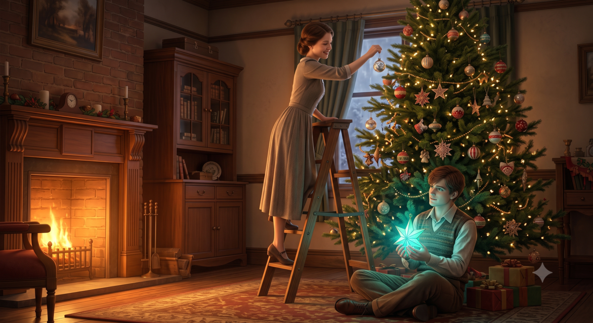 Kein and Lifath,Christmas tree.