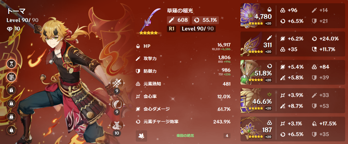 原神 トーマ 最終値下げ 原神】トーマの聖遺物・ビルドパターンまとめ - Jのゲームブログ