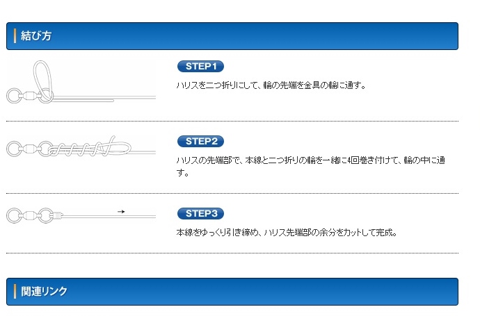 太いラインの結束には 漁師結び 完全結び 釣りにゃんだろう