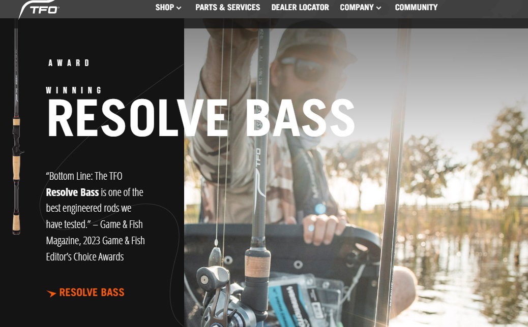TFOのホームページがルアーロッドだらけ。 - 釣りにゃんだろう