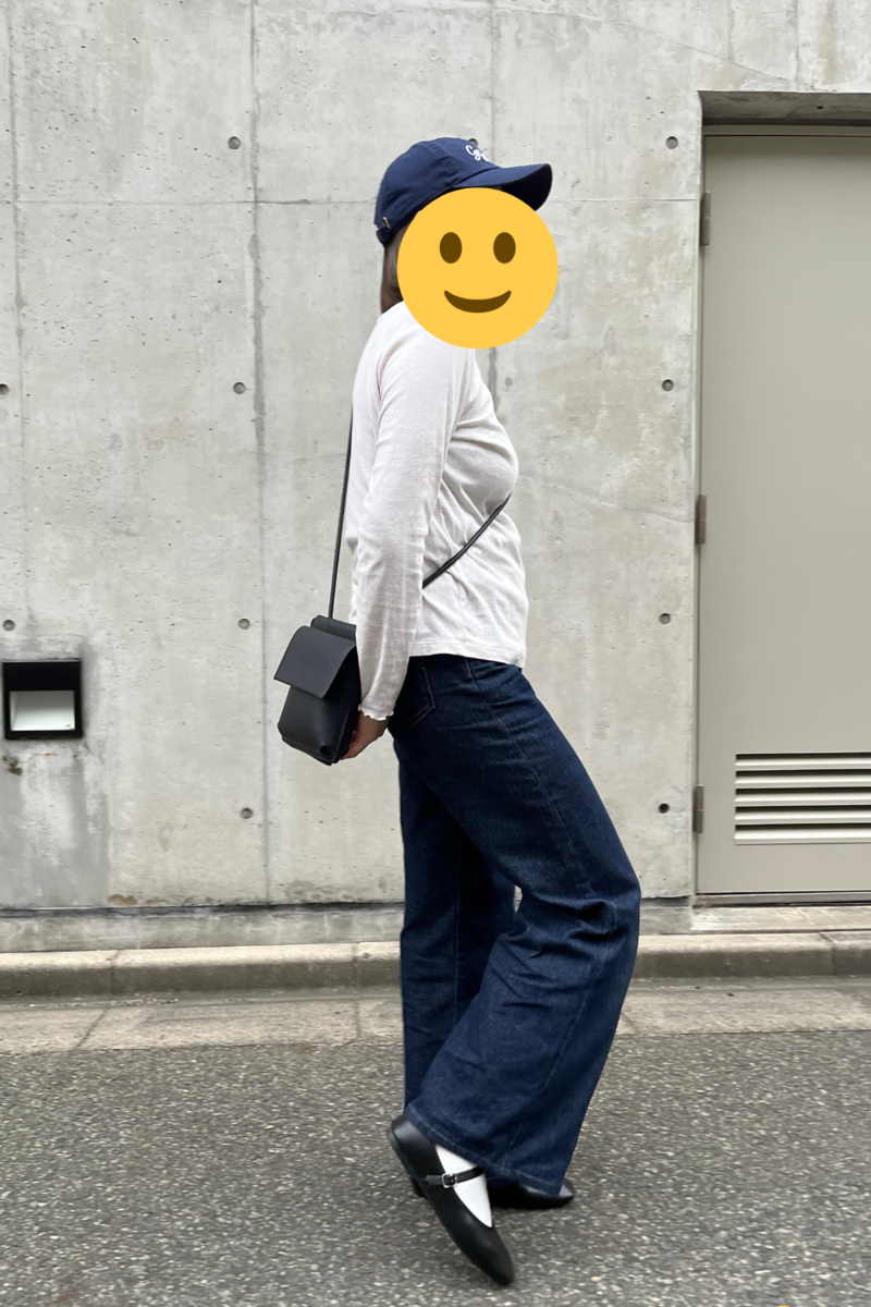 RIBCAGE WIDE LEG着用画像②