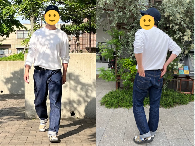 裾上げ時期を楽しんでる画像
