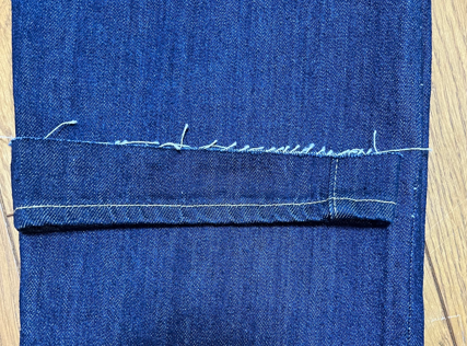 デニム色落ち画像