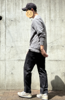 チャンピオンのトレーナとクラーク着用画像②