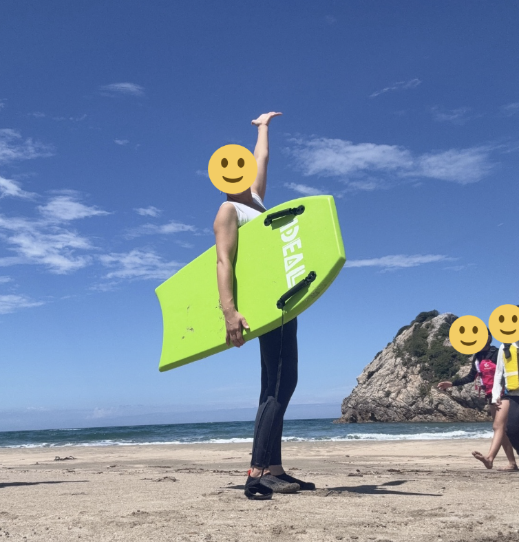 コストコボードで子供を怖がらせた翌年、板を持って海に行けなかった