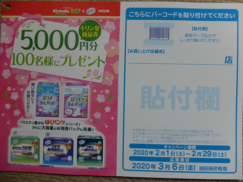保護猫さん病院へ キリン堂グループの懸賞 キャンペーン情報 バーコード応募 にゃん母の懸賞当選生活